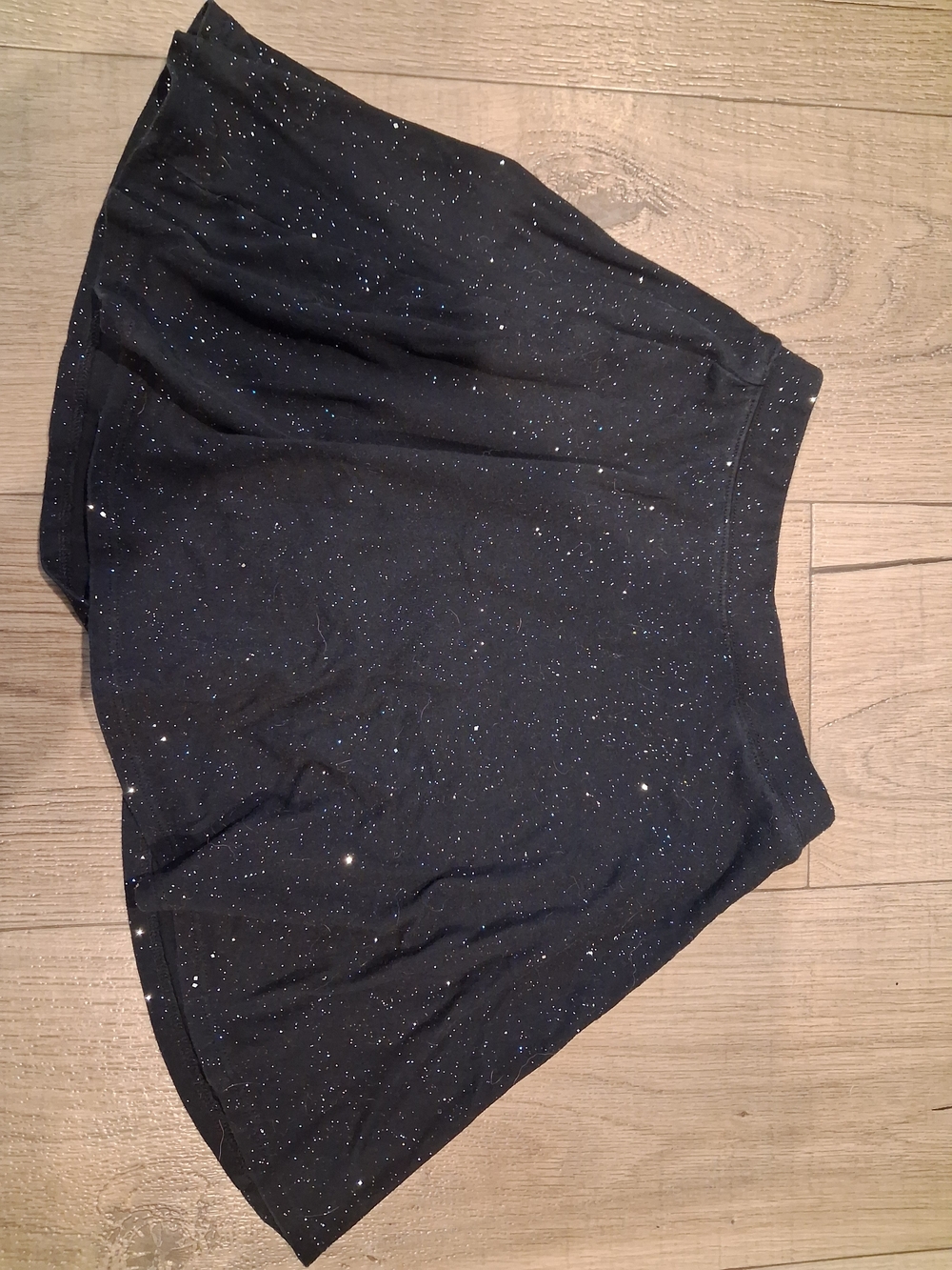 Jumping Beans Girls Skater Skort Size 8 | Black Sparkle | Cartwheel Scooter